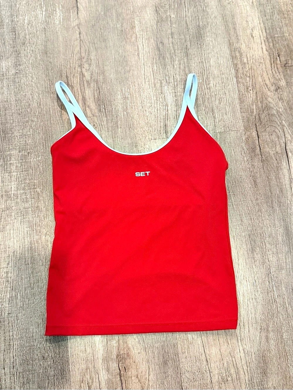 SET Active Sportbody Sporty Scoop Tank Red